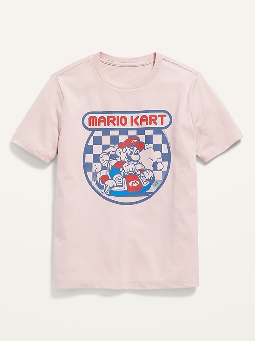 View large product image 1 of 2. Mario Kart™ Gender-Neutral Graphic T-Shirt for Kids