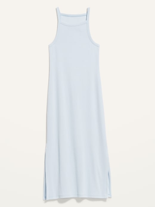 Image number 4 showing, Fitted Rib-Knit Midi Cami Dress