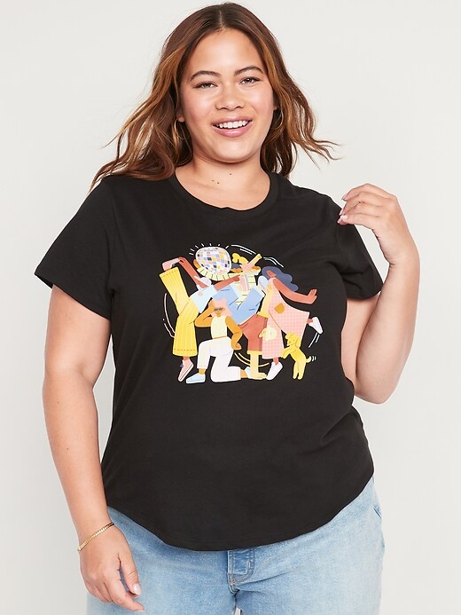 Image number 6 showing, Matching Graphic T-Shirt for Women