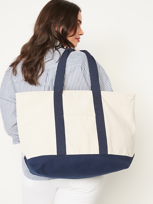 Image number 3 showing, Canvas Tote Bag for Adults