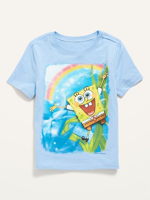 Old Navy SpongeBob SquarePants™ Matching Unisex Graphic T-Shirt for Toddler. 1