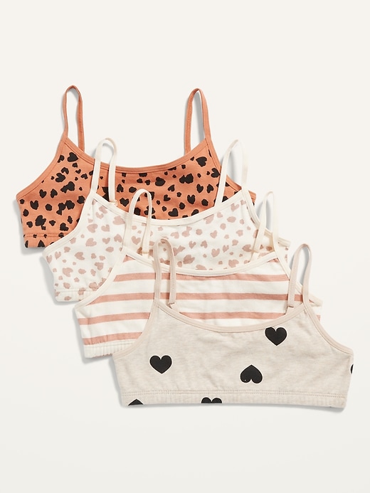 Old Navy Patterned Jersey-Knit Cami Bra 4-Pack for Girls. 2