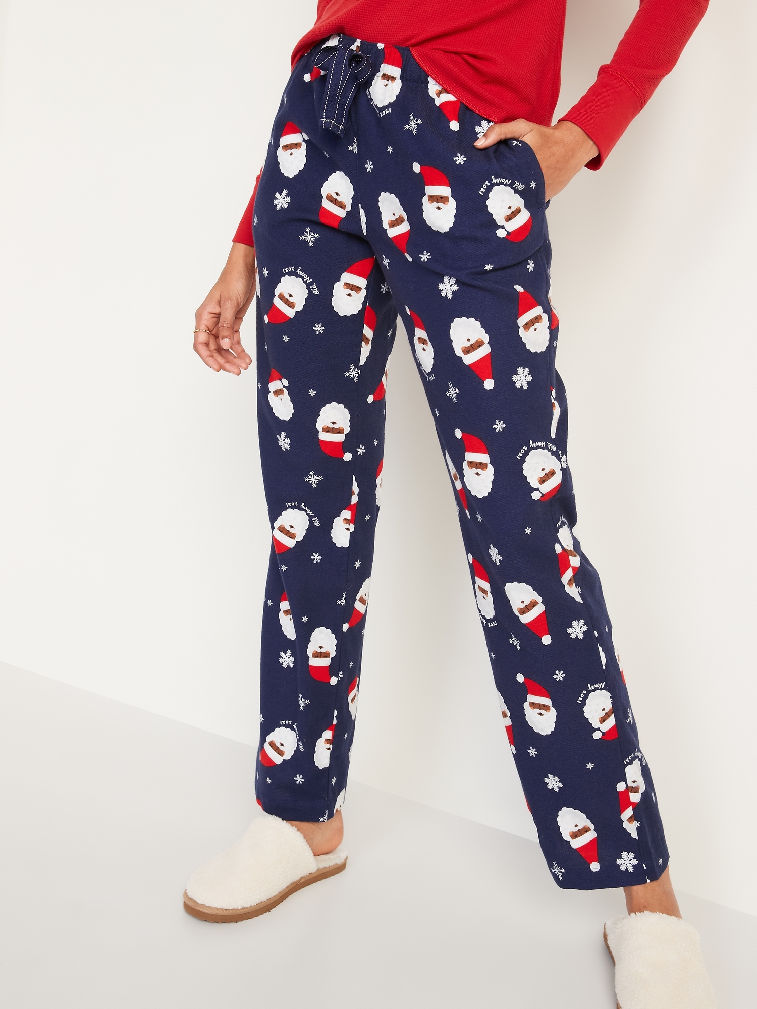Women's Checkered Flannel Pajama Pants - Stars Above™ Red L