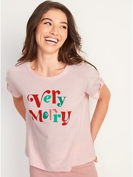 old navy christmas tee