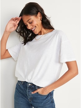 old navy plain white shirt