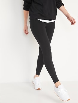 Mid-Rise Printed Jersey Leggings for Women - 33% Off!
