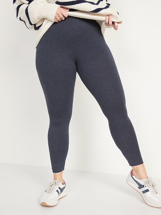 Image number 5 showing, High-Waisted Jersey Ankle Leggings For Women