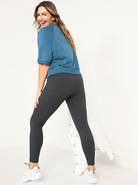 View large product image 26 of 42. High Waisted Jersey Ankle Leggings For Women