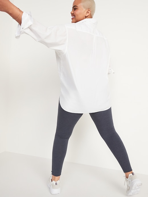 Image number 6 showing, Mid-Rise Jersey-Knit Leggings For Women