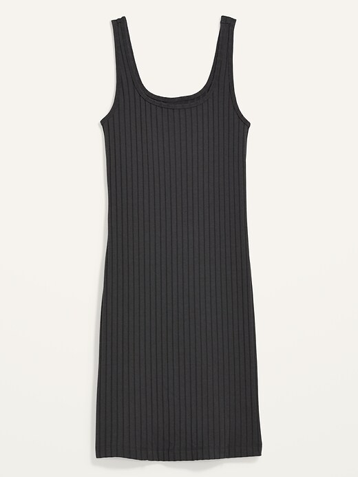 Image number 4 showing, Fitted Sleeveless Rib-Knit Mini Dress for Women