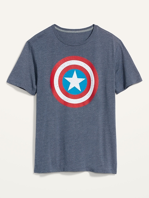 Oldnavy Marvel Captain America Graphic Gender-Neutral T-Shirt for Adults
