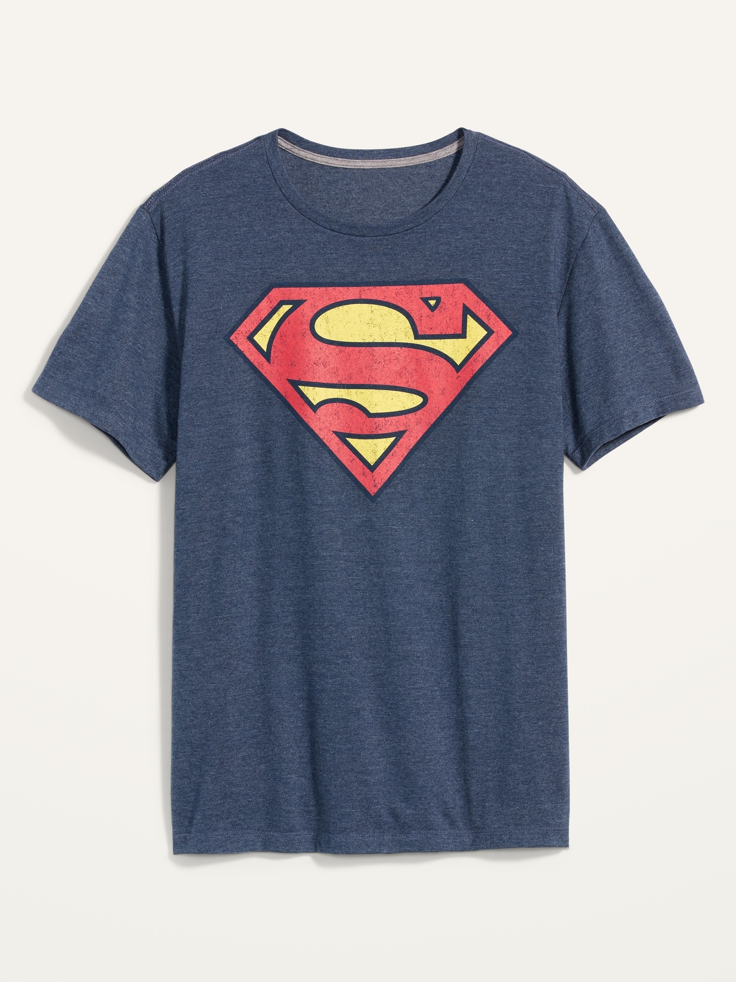 Camiseta Superman de hombre Logo Navy