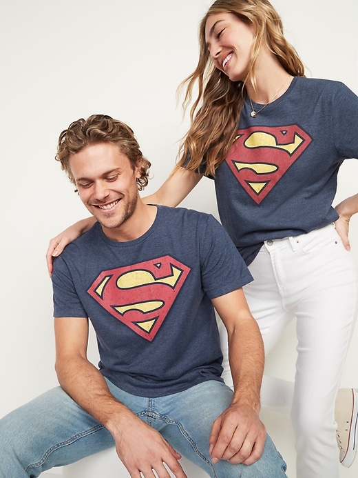 View large product image 2 of 2. DC Comics™ Superman Gender-Neutral T-Shirt for Adults