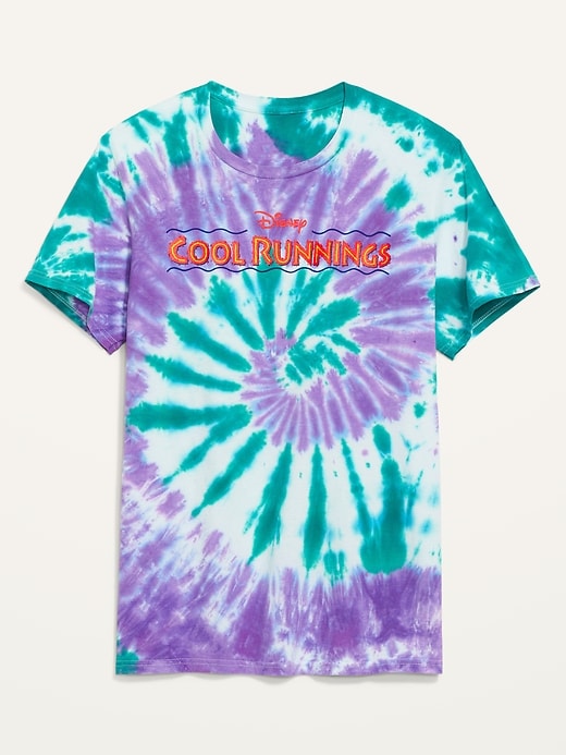View large product image 1 of 2. Disney&#169 Cool Runnings Tie-Dye Gender-Neutral T-Shirt for Adults