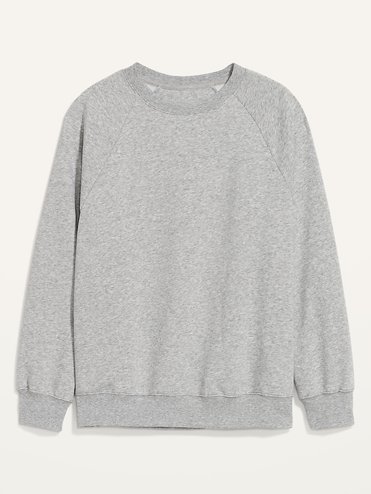 Image number 4 showing, Long-Sleeve Vintage Oversized Heathered Tunic Sweatshirt
