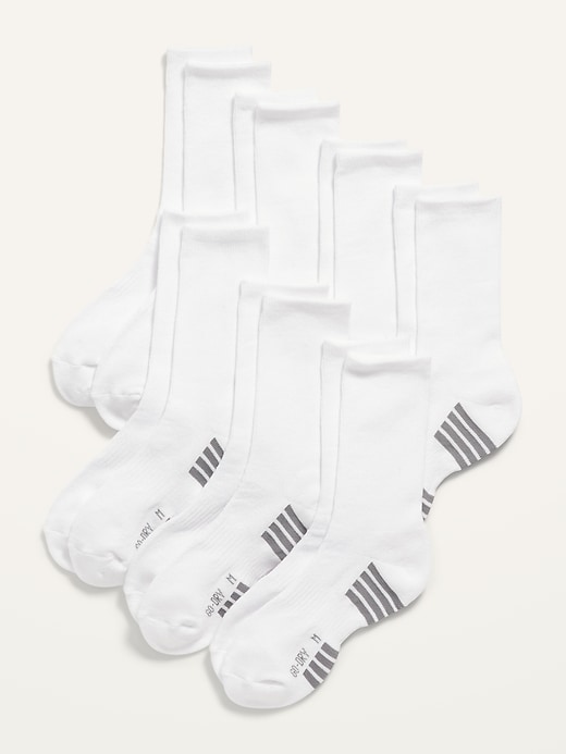 View large product image 1 of 1. Gender-Neutral Go-Dry Crew Socks 7-Pack for Kids
