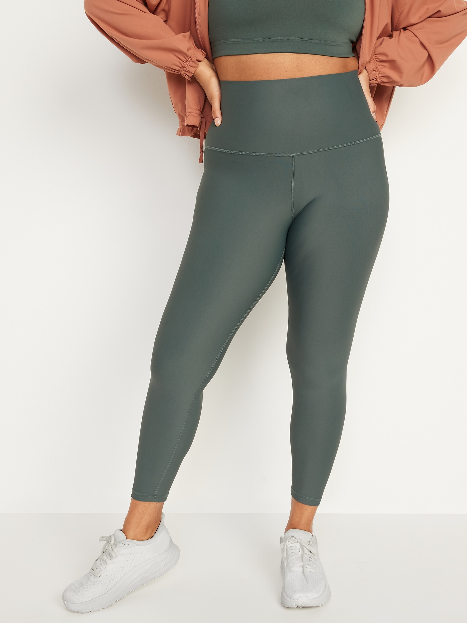 Active by Old Navy Solid Green Leggings Size XXL - 52% off