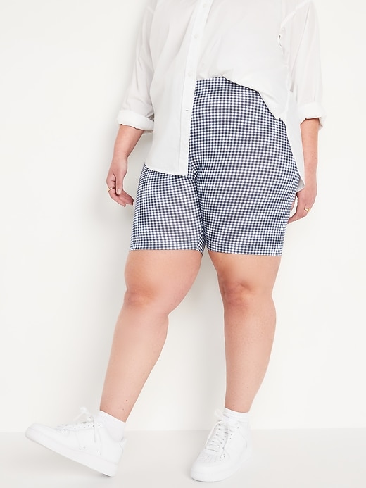 Image number 7 showing, High-Waisted Biker Shorts for Women -- 8-inch inseam