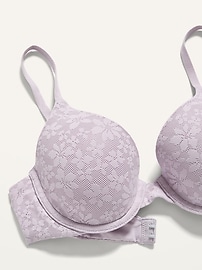 View large product image 3 of 8. Full-Coverage Lace Underwire Bra