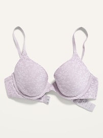 View large product image 4 of 8. Full-Coverage Lace Underwire Bra