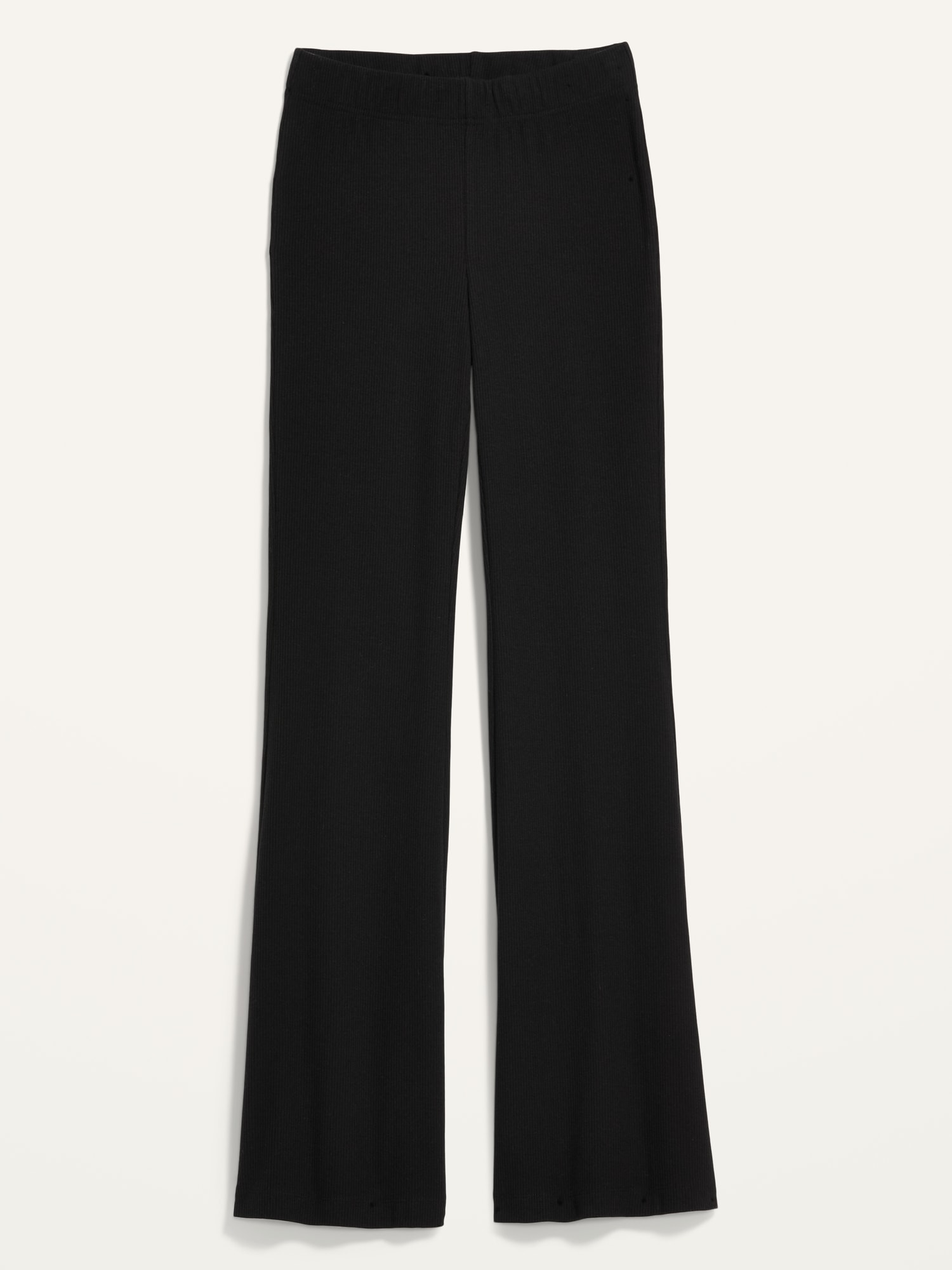 H&M women's black flare leg pants / leggings. Size small