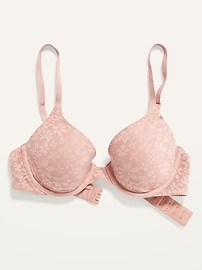 View large product image 4 of 8. Full-Coverage Lace Underwire Bra