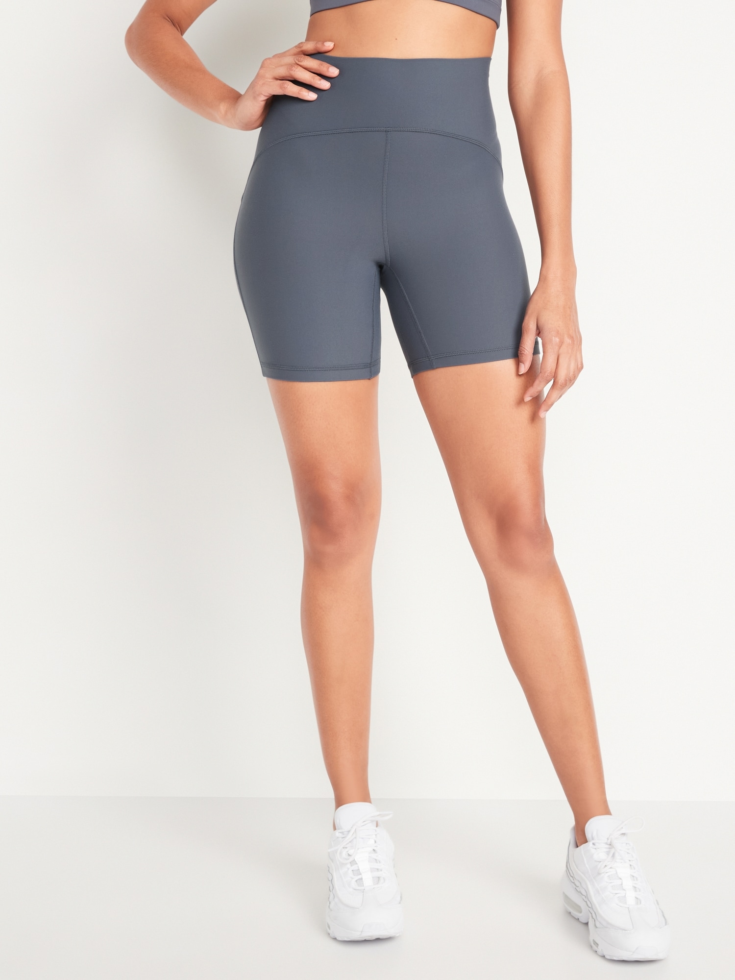 Old Navy NEW! Extra High-Waisted PowerLite Lycra ADAPTIV Biker Shorts for  Women - 6-inch inseam