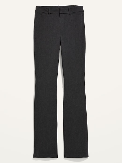 Image number 4 showing, High-Waisted Heathered Pixie Flare Pants for Women