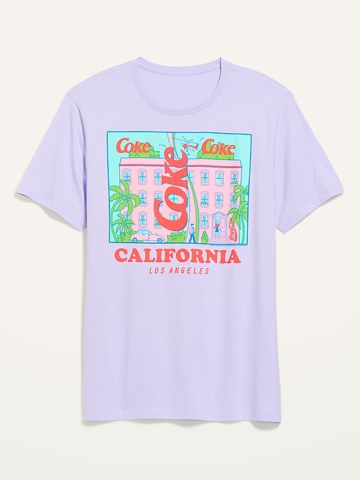 View large product image 1 of 2. Coke® "California" Gender-Neutral Graphic T-Shirt for Adults