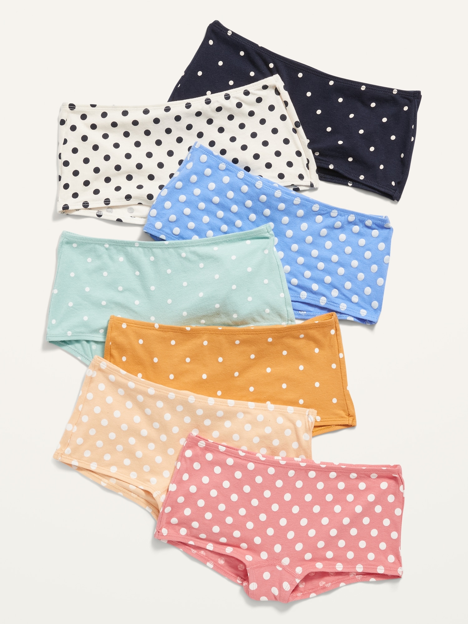 Old Navy Boyshorts Underwear 7-Pack for Girls pink. 1