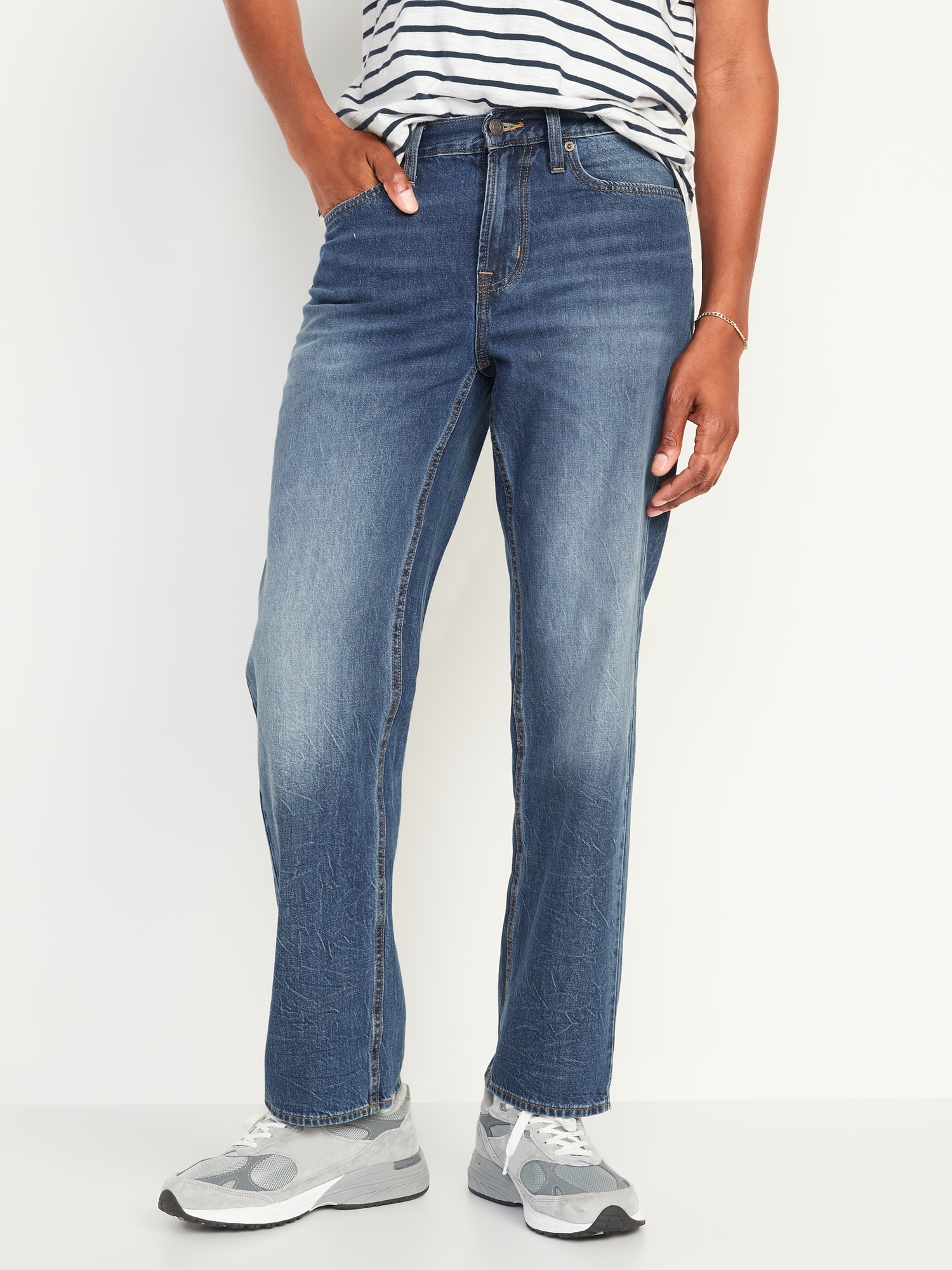 old navy men's relaxed jeans