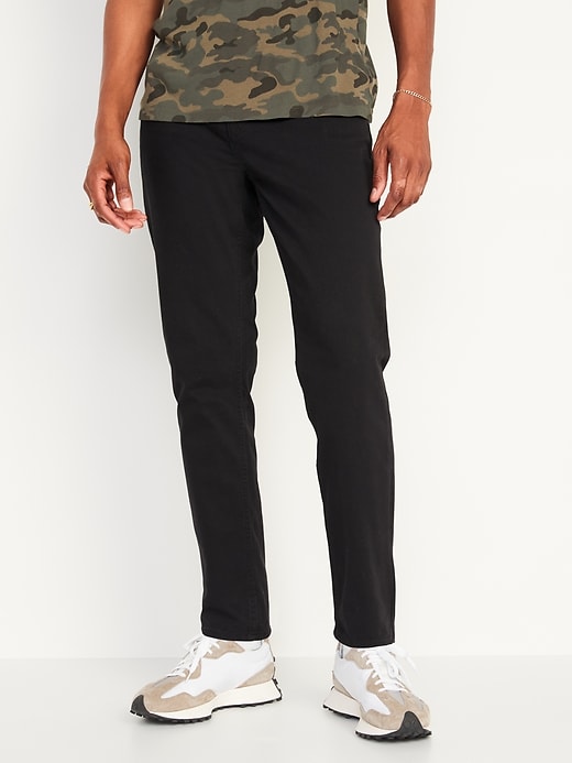 Image number 1 showing, Wow Athletic Taper Non-Stretch Five-Pocket Pants for Men