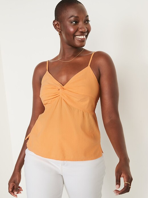 Image number 5 showing, Fitted Twist-Front Cami Top for Women