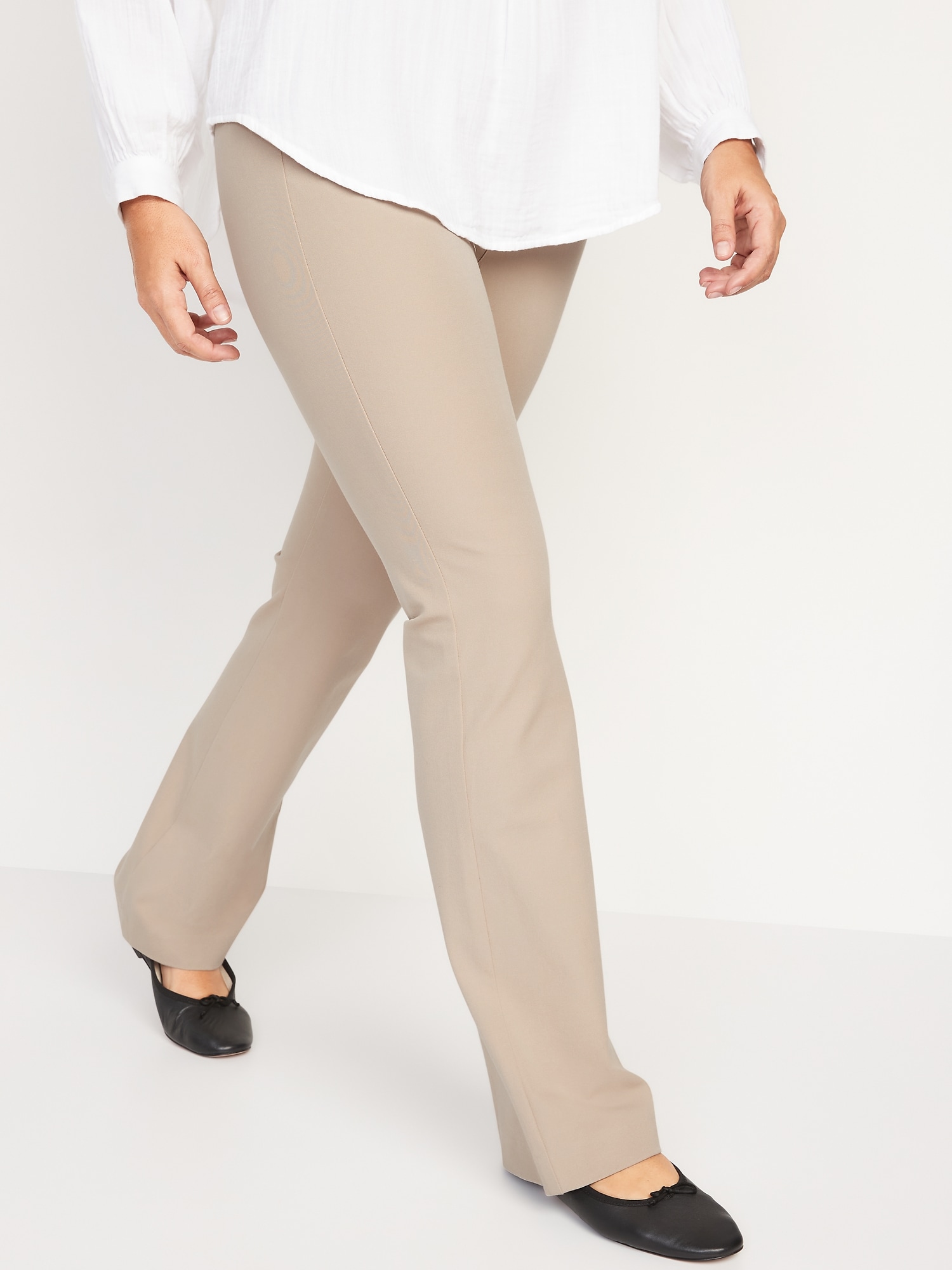 Old Navy High-Waisted Pixie Full-Length Flare Pants