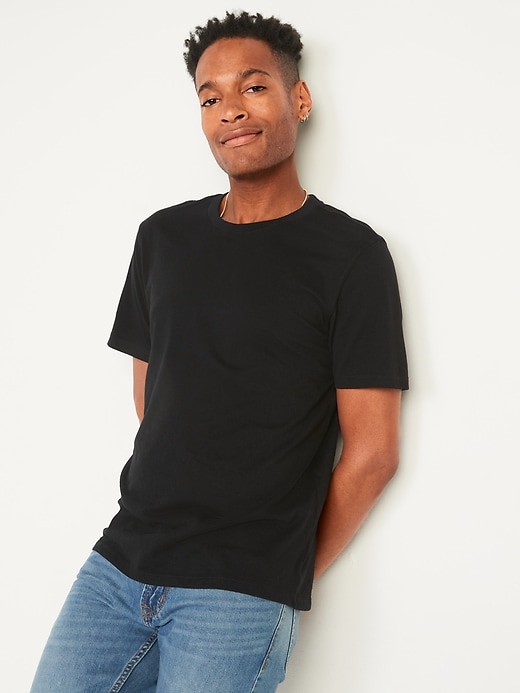 Image number 2 showing, Soft-Washed Crew-Neck T-Shirt 5-Pack