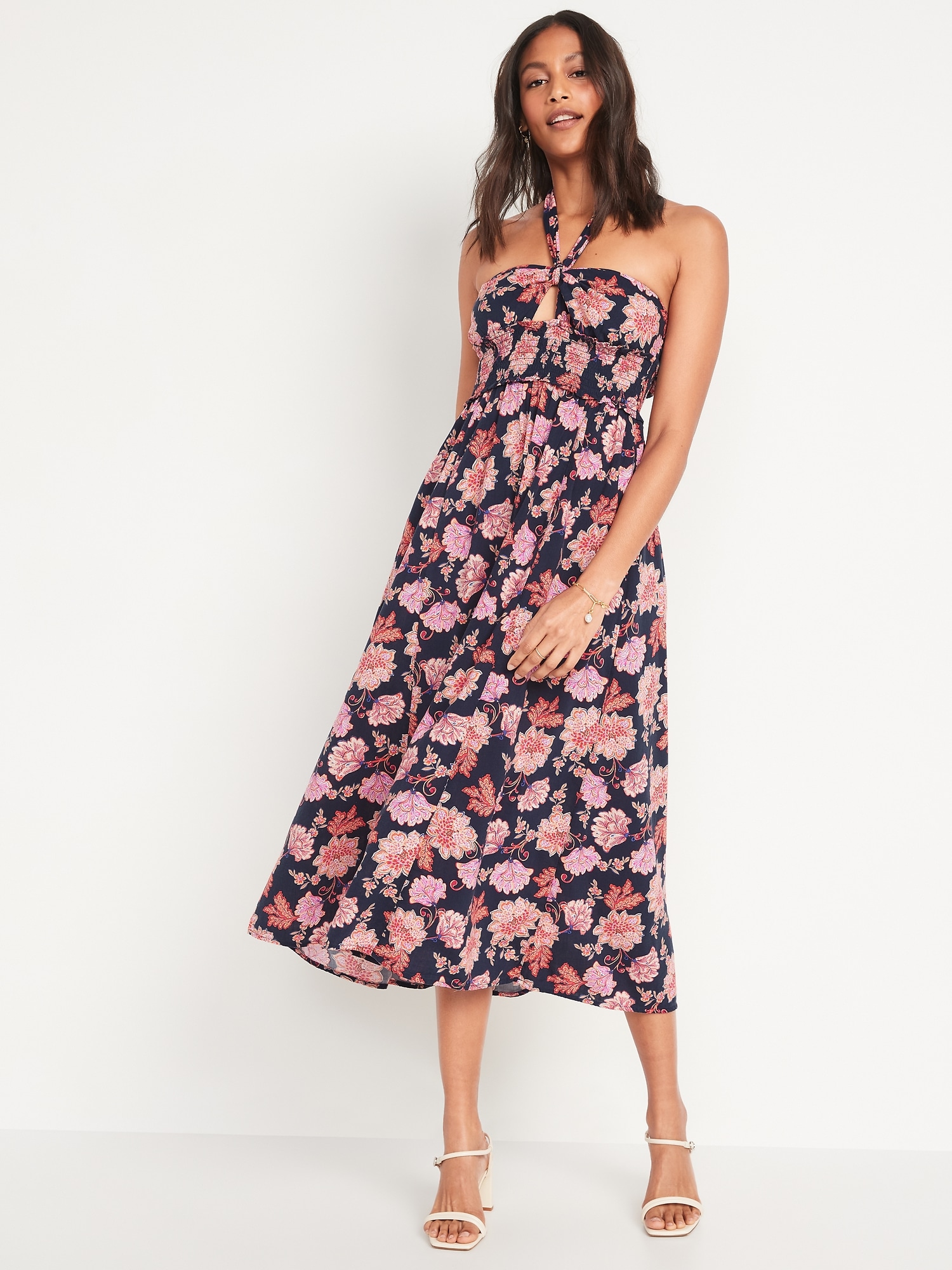 Halter Floral Maxi Dress | Dresses Images 2022