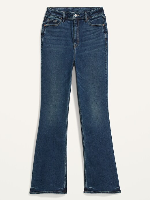 Image number 4 showing, Higher High-Waisted Flare Crop Jeans for Women