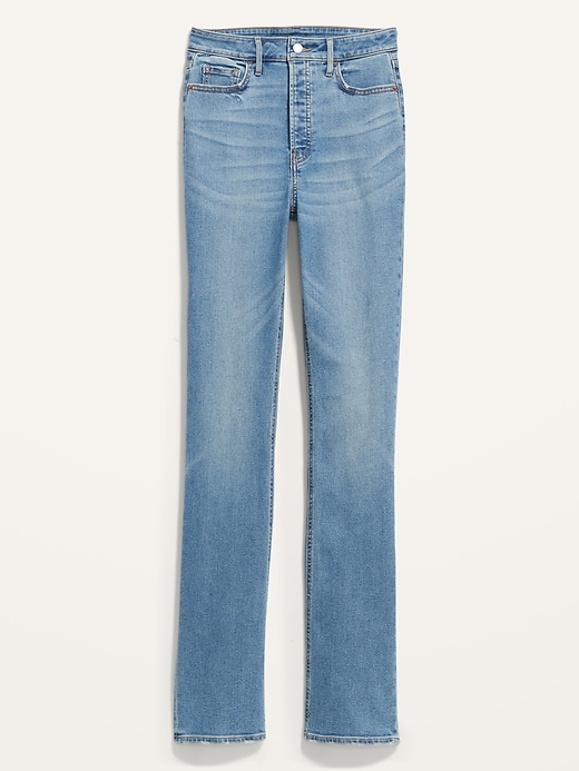 Image number 4 showing, Extra High-Waisted Button-Fly Kicker Boot-Cut Jeans for Women