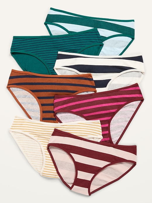 Old Navy Printed Bikini Underwear 7-Pack for Girls. 1