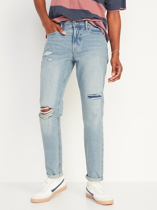 Image number 1 showing, Original Straight Taper Non-Stretch Jeans