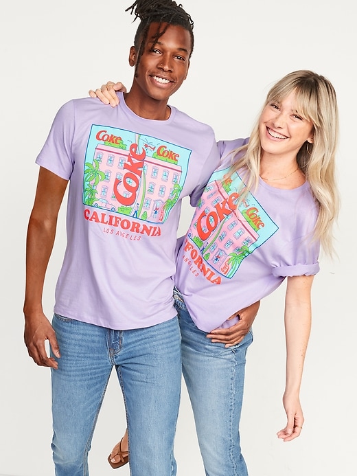 View large product image 2 of 2. Coke® "California" Gender-Neutral Graphic T-Shirt for Adults