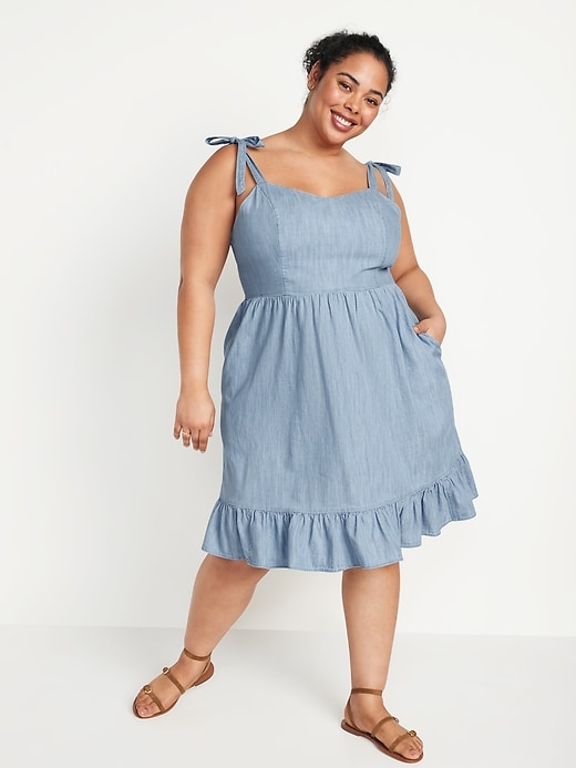 Old navy denim dress plus size hotsell