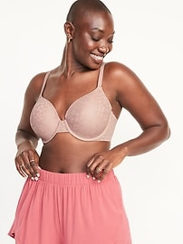 View large product image 5 of 8. Full-Coverage Lace Underwire Bra