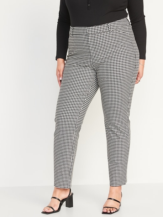 Image number 7 showing, High-Waisted Printed Pixie Straight Ankle Pants for Women