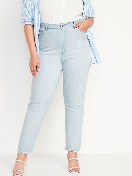 Image number 7 showing, Higher High-Waisted O.G. Straight Ankle Jeans for Women