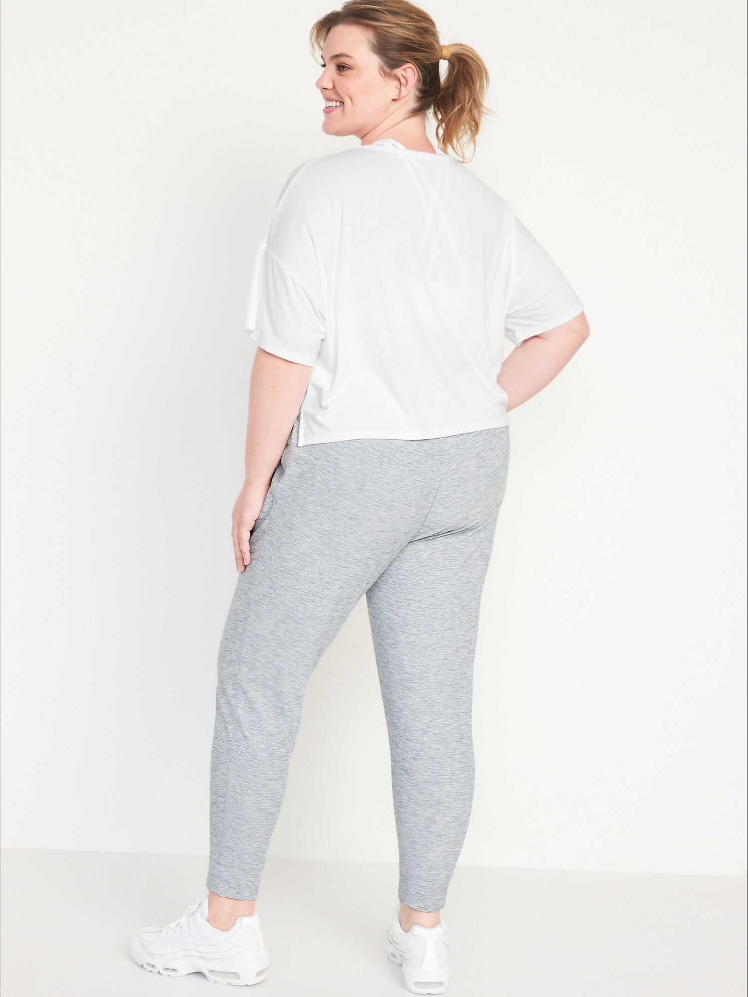 mid rise breathe on joggers old navy