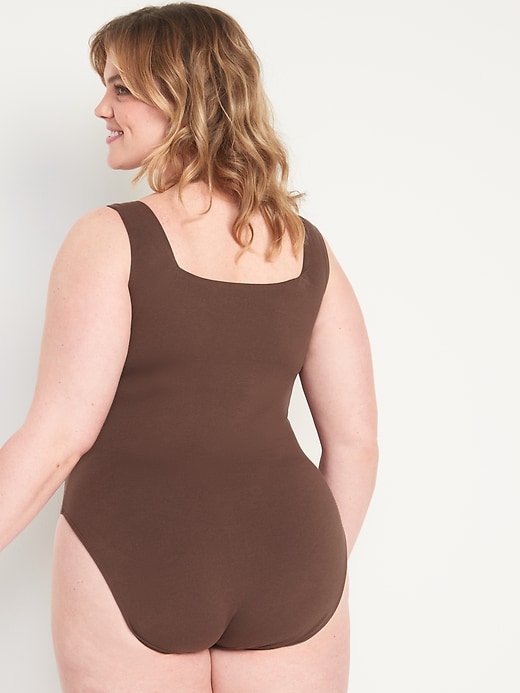 Image number 8 showing, Square-Neck Tank Top Bodysuit
