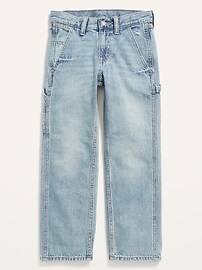 View large product image 3 of 3. Loose Non-Stretch Carpenter Jeans for Boys