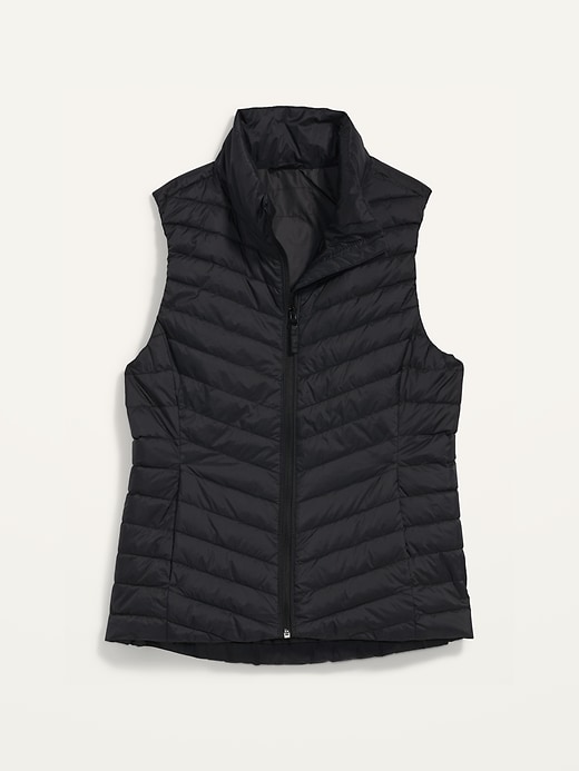 Image number 4 showing, Water-Resistant Narrow-Channel Puffer Vest for Women