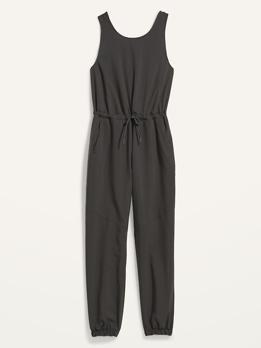 Image number 4 showing, Sleeveless StretchTech Wrap-Effect Jumpsuit
